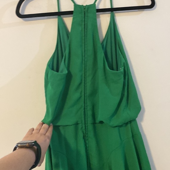 Bisou Bisou by Michele Bohbot, Sleeveless Flowy Green Dress - Picture 10 of 11